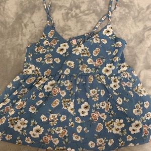 Floral tank top